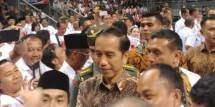 Presiden Jokowi bersama relawan Projo di Jakarta (4/9/2017) (Foto Setkab)