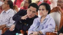 Erick Thohir bersama Megawati