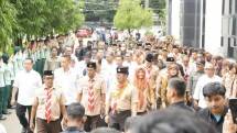 Mentan SYL bersama para Pramuka