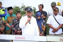 Menteri PUPR Basuki Resmikan Empat Infrastruktur Kerakyatan