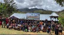 Setelah Direnovasi Oleh Satgas Yonif Mekanis 203 AK, Gereja Gumban Hidup Terlihat Lebih Indah