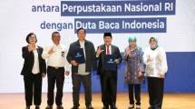 Perpusnas dan DBI Gol A Gong tandangani kontrak kerja.