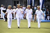 Danlantamal IX Hadiri Sertijab Pangkoarmada III di Lapangan Upacara Laut Arafuru Mako Koarmada RI