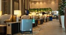 Coway hadir di Plaza Premium Lounge, bandara Soekarno-Hatta.