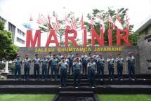Dankormar Mayjen (Mar) Widodo Terima Courtesy Vall PangkolinLamil