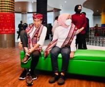 Presiden Jokowi dan Ibu Iriana