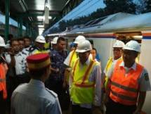 Menhub Budi Karya Sumadi tinjau kesiapan KA Bandara Soetta (Foto Humas)