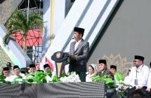 Presiden Jokowi dan Ibu Iriana Hadiri Resepsi Puncak Satu Abad NU
