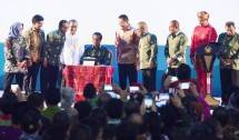Presiden Jokowi menghadiri Puncak Peringatan HPN 2023, di Deli Serdang, Sumatera Utara, Kamis (09/02/2023). (Foto: Humas Setkab/Rahmat) 