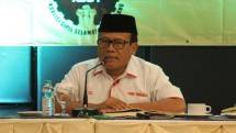 Sugeng Teguh Santoso dari IPW saat jadi pembicara Diskusi Publik Penambangan Ilegal 