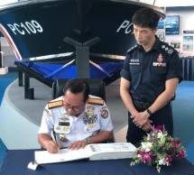 Kepala Bakamla RI Laksdya TNI Dr. Aan Kurnia Kunjungi Markas SPCG di Singapura 