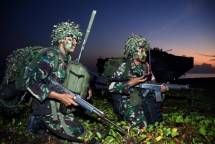 Ilustrasi Marinir latihan tempur (Foto Ist)