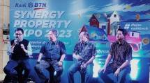 Sekjen REI Hari Ganie bersama Director PT. Jababeka Tbk., Sutedja Sidarta Darmono serta Executive Director PT Summarecon Agung Tbk., Albert Luhur saat diskusi bertajuk Merangkai Potensi Koridor Timur Sebagai Pintu Gerbang Jawa Barat (Foto: Ridwan/Industry.co.id)