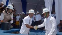 Grounbreaking pembagunan Sistem Pengelolaan Beras Terpadu