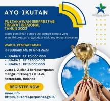 Perpusnas gelar Pemilihan Pustakawan Berprestasi Tingkat Nasional 2023. 