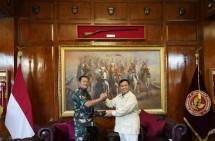 Panglima TNI Laksamana Yudo Margono Kunjungi Menteri Pertahanan RI
