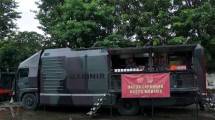 Pasmar 1 Dirujab Dapur Lapangan untuk Pengungsi Kebakaran Depo Pertamina Plumpang