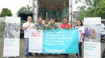 Kolaborasi dengan TNI dan Polri, Yayasan WINGS Peduli Salurkan Bantuan untuk Korban Kebakaran Depo BBM Plumpang