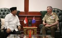 Menhan Prabowo Terima Panglima Angkatan Bersenjata Australia