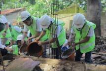 Kontribusi Aktif Hutama Karya, Sukseskan Program Arelawan Bakti BUMN Batch IIIdi Makassar
