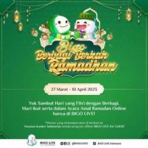 Bigo Live Selenggarakan Penggalangan Dana 'Bigo Live for Good' Dukung YKI Selama Ramadhan