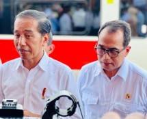 Presiden Jokowi dan Menhub Budi Karya Sumadi
