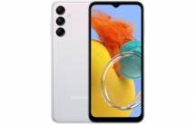 Samsung Galaxy M14 5G warna silver.