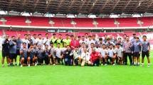 Beri Semangat, Presiden Jokowi Temui Para Pemain Timnas U-20 di Stadion GBK