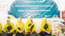 Ikatan Istri Karyawan Pegadaian Manfaatkan Momen Berbagi ke Panti Asuhan