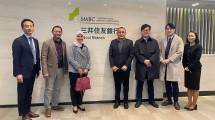 Direktur Keuangan PIS Diah Kurniawati usai menemui Export Credit Agency di Korea