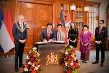 Presiden Joko Widodo dan Ibu Iriana Kunjungi Town Hall Hannover