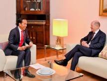 Presiden Joko Widodo Laksanakan Pertemuan Bilateral dengan Kanselir Olaf Scholz