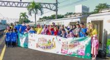 Kloter pertama DAIA MUDIK ASYIK yang diberangkatkan dari Stasiun Gambir (17/04/2023).
