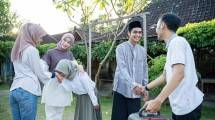 Ilustrasi suasana lebaran