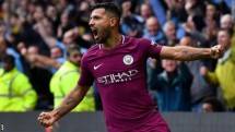 Penyerang Manchester City Sergio Aguero. (Foto: AFP)