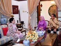 Presiden Jokowi Silaturahmi dengan Megawati Soekarnoputri