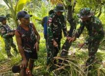 Satgas Yonif 143/TWEJ Ajarkan Ini Kepada Petani Kakao di Perbatasan RI-PNG