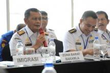 Bakamla RI Bersama Delegasi TPOM Malaysia Adakan Rapat Koordinasi di Batam (Foto Humas Bakamla RI) 
