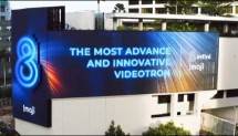3D Robotic Videotron dari 8infiny yang hadir di Hotel Mandarin Oriental Jakarta.