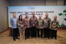 Paparan publik PT Bekasi Fajar Industrial Estate Tbk (BEST) di kawasan industri MM2100, Cikarang, Bekasi (30/5/2023).