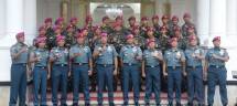 Komandan Korps Marinir Mayjen (Mar) Nur alamsyah Menerima Kedatangan Satgas Latma Keris Talwar 2023