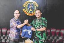 Danlantamal IX Brigjen TNI (Mar) Said Latuconsina Terima Audiensi Direktur Universitas Terbuka