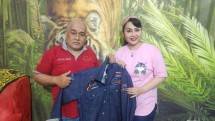 Selebritas Ratna Listy dan Ketum FORWAN Buyil