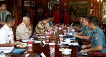 Menhan Prabowo SubiantoTerima Kasal, Bahas Kebutuhan Alutsista TNI AL 