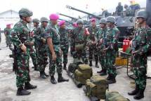 Wadan Korps Marinir Brigjen TNI (Mar) Suherlan Pimpin Gelar Personel dan Material Jelang Latihan Armada XLI 2023