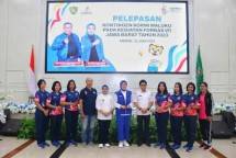 Danlantamal IX Brigjen TNI (Mar) Said Latuconsina Lepas Tim Tari Kreasi Lantamal Mewakili Maluku 