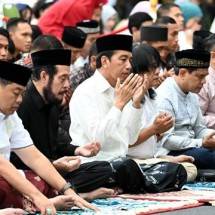 Presiden Jokowi dan Ibu Iriana Salat Iduladha 1444 H di Istana Yogyakarta Bersama Masyarakat