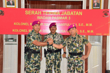 Jabatan Wadan Pasmar 3 Sorong Diserahterimakan