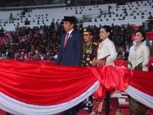 Presiden Jokowi Pimpin Upacara Peringatan Ke-77 Hari Bhayangkara