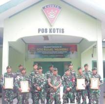 Satgas Yonarmed 1 Kostrad Kembali Peroleh Penghargaan dari Pangdam XVI/Pattimura 